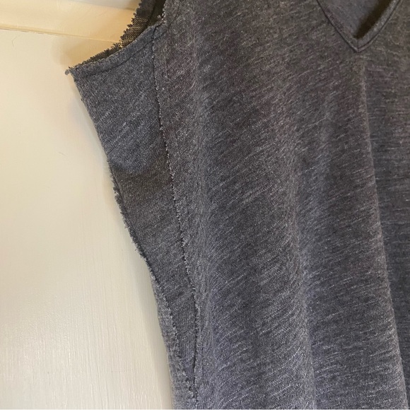 Project Social T Textured V-Neck Tank -- Vintage Black - Picture 5 of 9